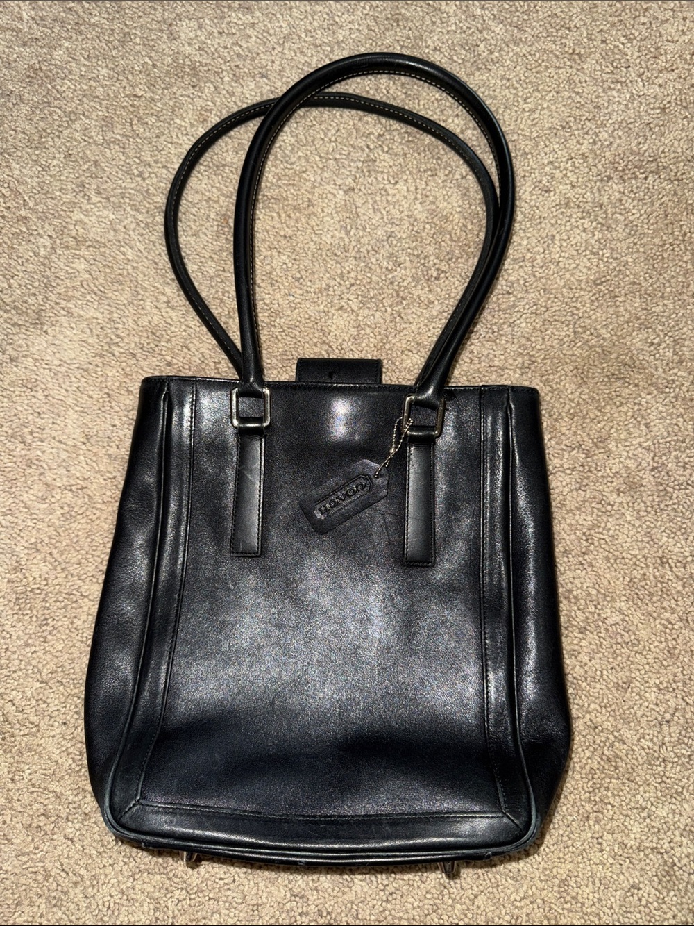 Coach Vintage Black Bonnie Legacy Bag #9422